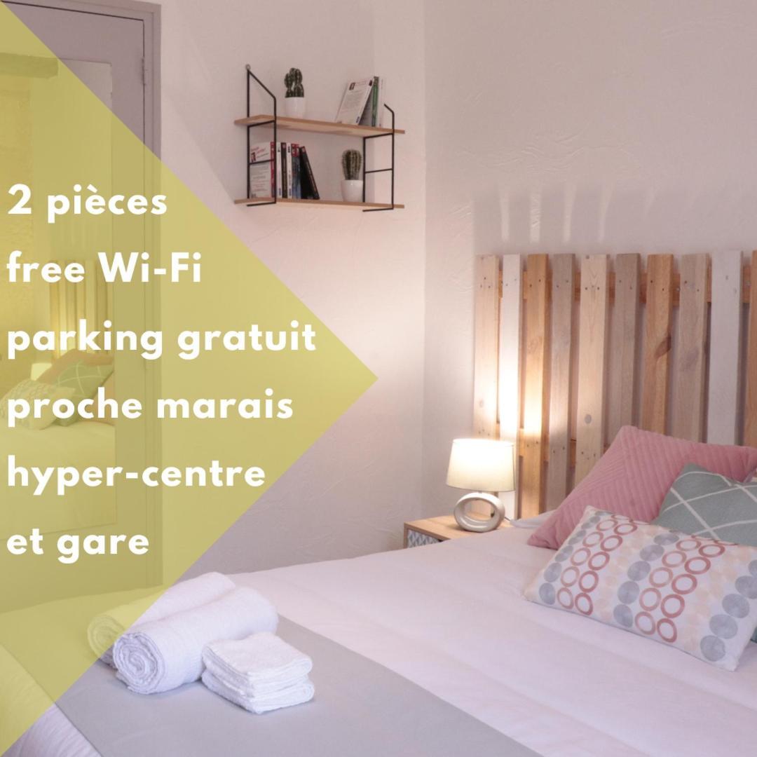 Le Vaillant, Appartement T2, Proche Gare, Hyper-Centre Et Marais, 1 A 2 Personnes, Wifi Бурж Экстерьер фото